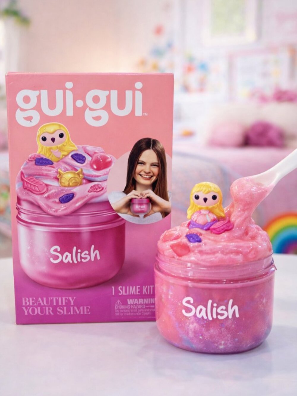 Gui‑Gui by Salish Mermaid Gloss Slime – Beautify Your Slime – New